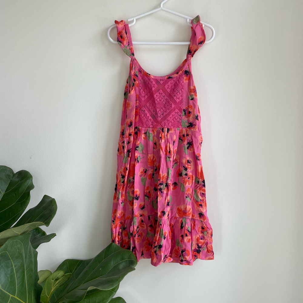 Billabong Girls Pink Floral Sundress